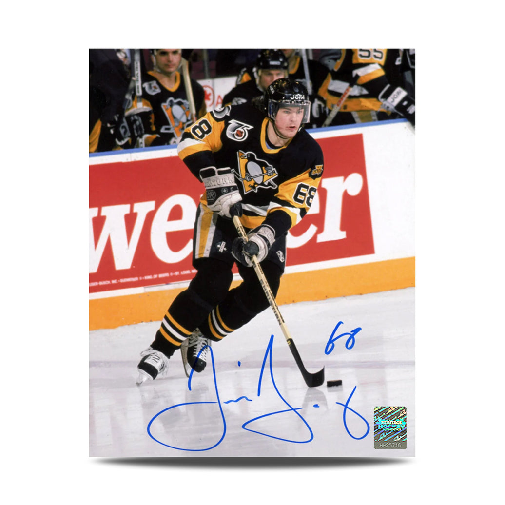 Fotografía aérea de 8 x 10 pulgadas firmada por Ray Bourque de los Boston Bruins