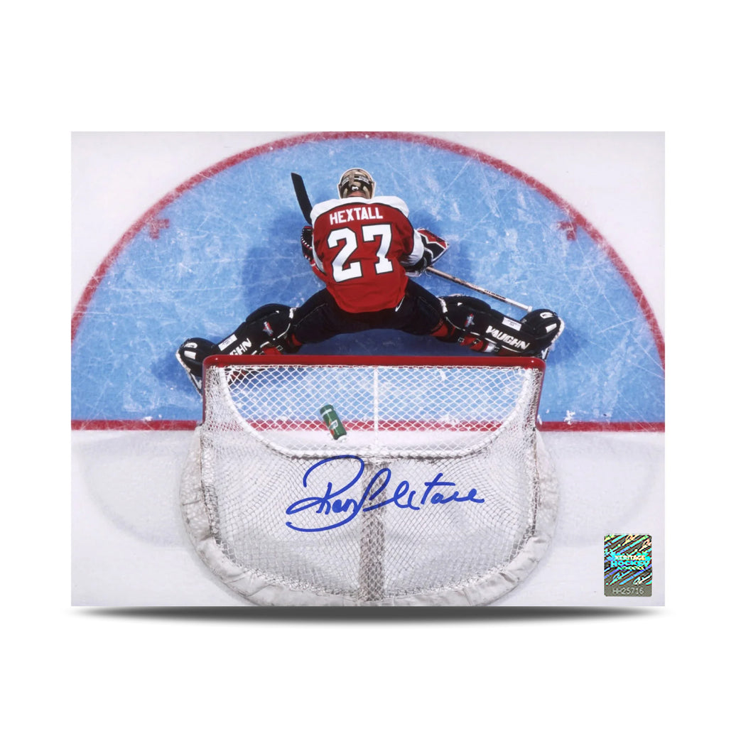 Fotografía de 8 x 10 firmada por Darryl Sittler, capitán de los Toronto Maple Leafs