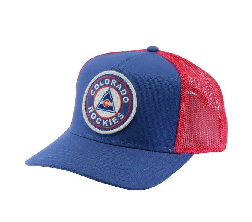 Gorra con visera ajustable Valin de los Colorado Rockies de la NHL