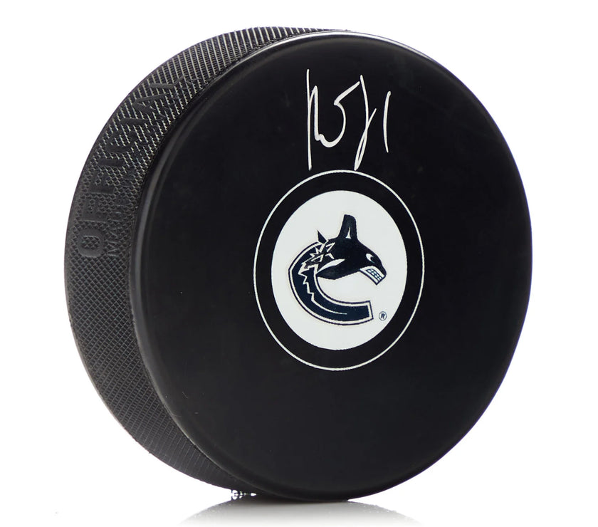 Roberto Luongo Signed Vancouver Canucks Puck