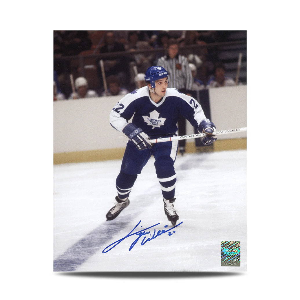 Darryl Sittler a signé la photo du capitaine des Maple Leafs de Toronto 8 x 10