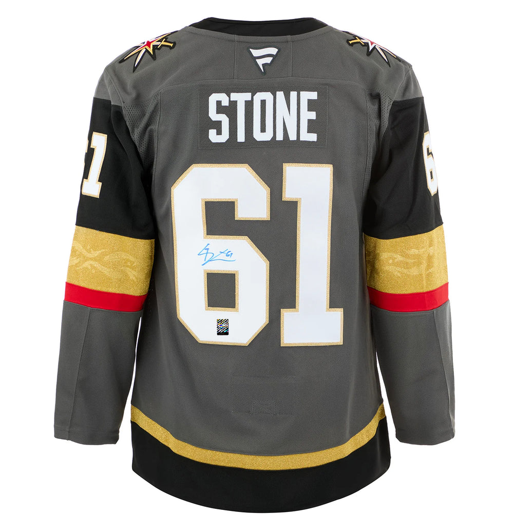 Mark Stone a signé le maillot Pro Adidas des Golden Knights de Vegas
