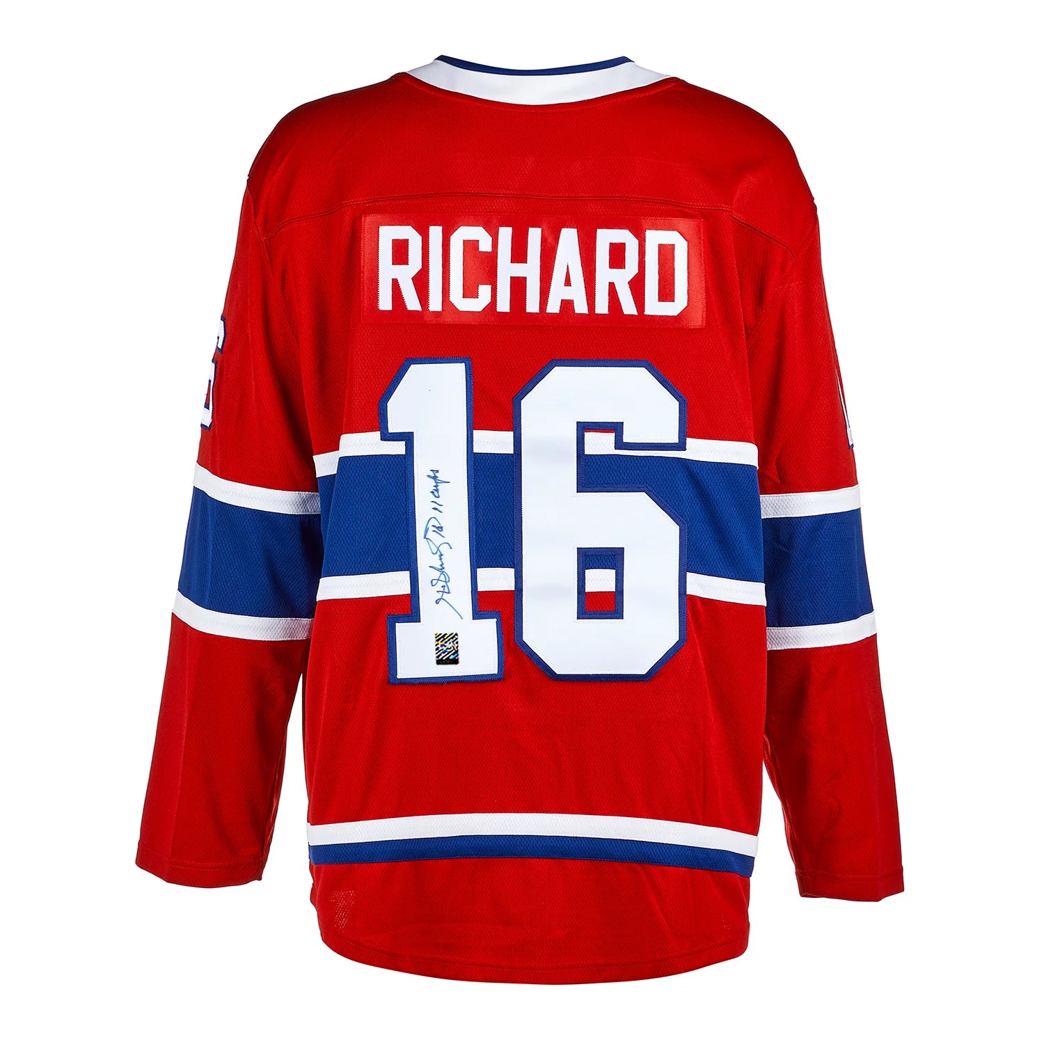 Henri Richard a signé un maillot vintage des Canadiens de Montréal