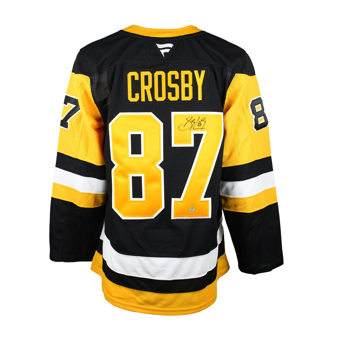 Sidney Crosby Signed Pittsburgh Penguins Fanatics Premium Home Black Jersey