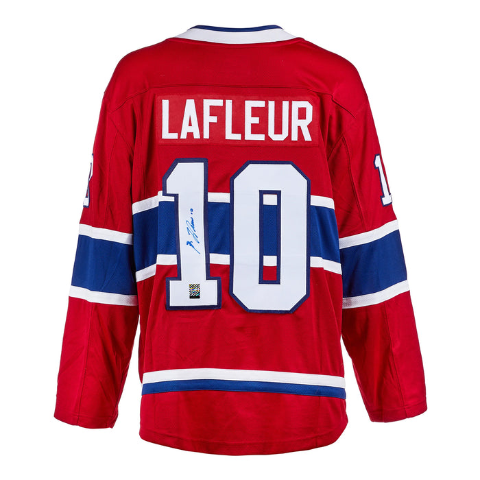 Guy Lafleur Signed Montreal Canadiens Fanatics Breakaway Home Red Jersey