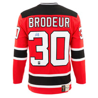 Martin Brodeur a signé le maillot CCM des Devils du New Jersey