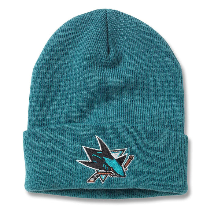 Gorro de punto básico con puños de los San Jose Sharks de la NHL