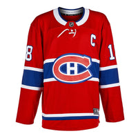 Camiseta de los fanáticos de los Montreal Canadiens firmada por Serge Savard
