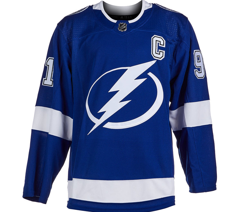 Camiseta Adidas Pro firmada por Steven Stamkos del Tampa Bay Lightning