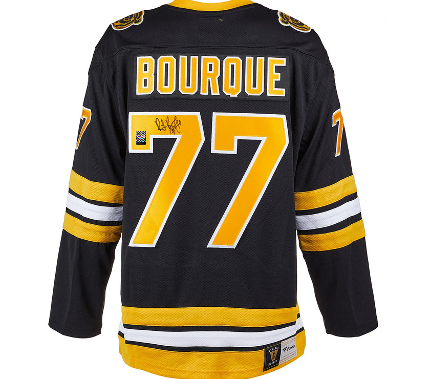 Ray Bourque Signed Boston Bruins Fanatics Vintage Black Jersey