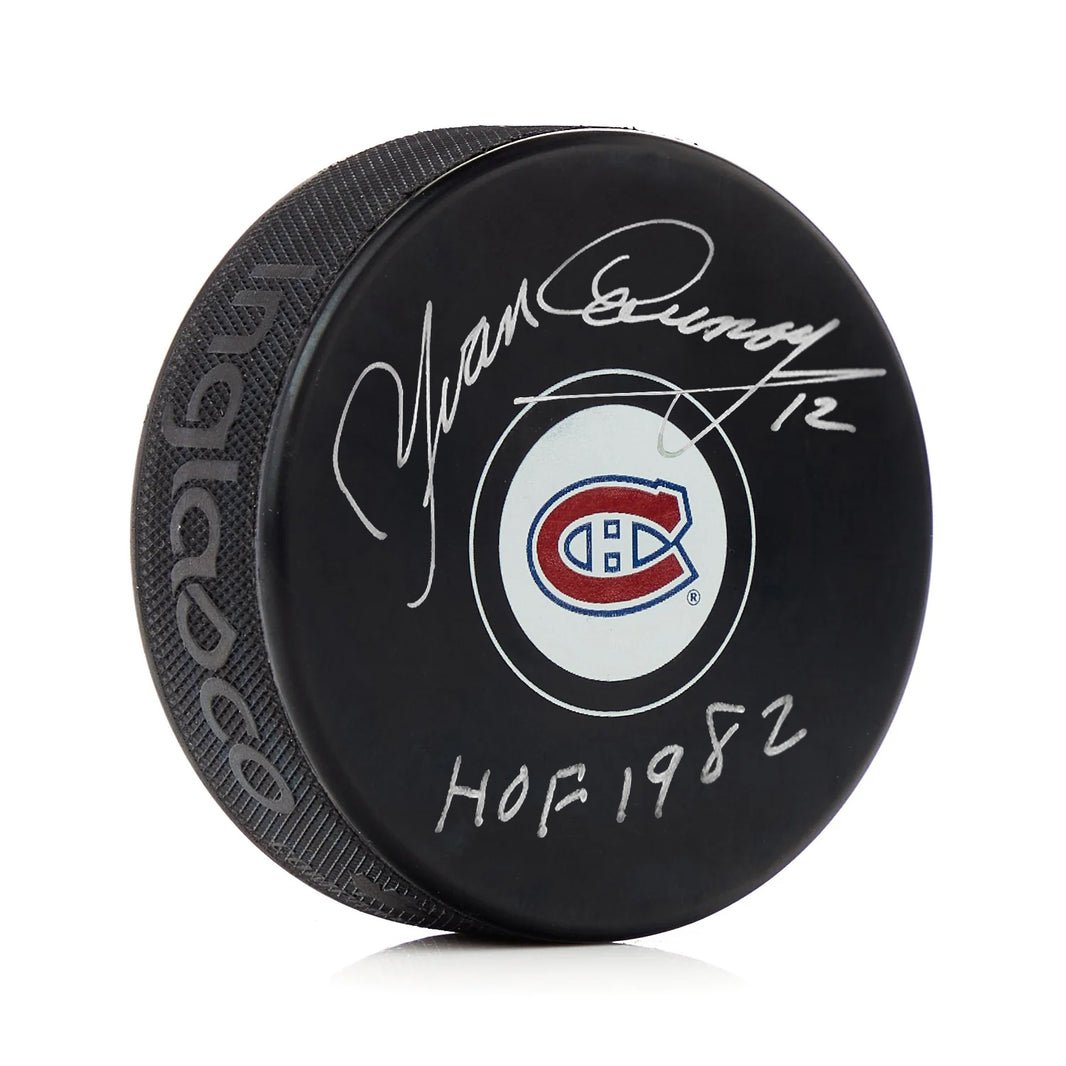 Yvan Cournoyer firmó el disco de los Montreal Canadiens con nota HOF 1982