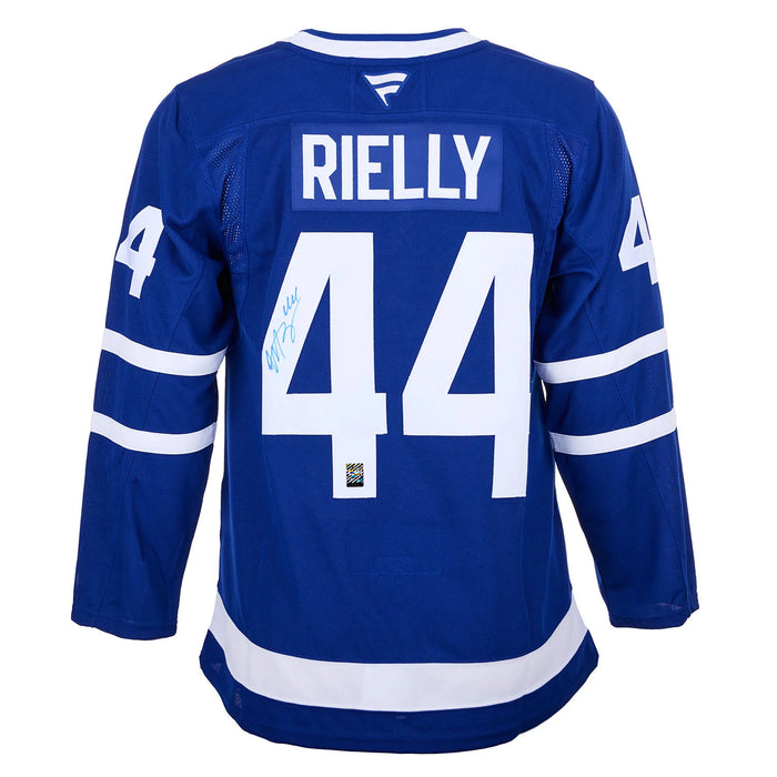 Camiseta de local Adidas Pro de Toronto Maple Leafs firmada por Morgan Rielly