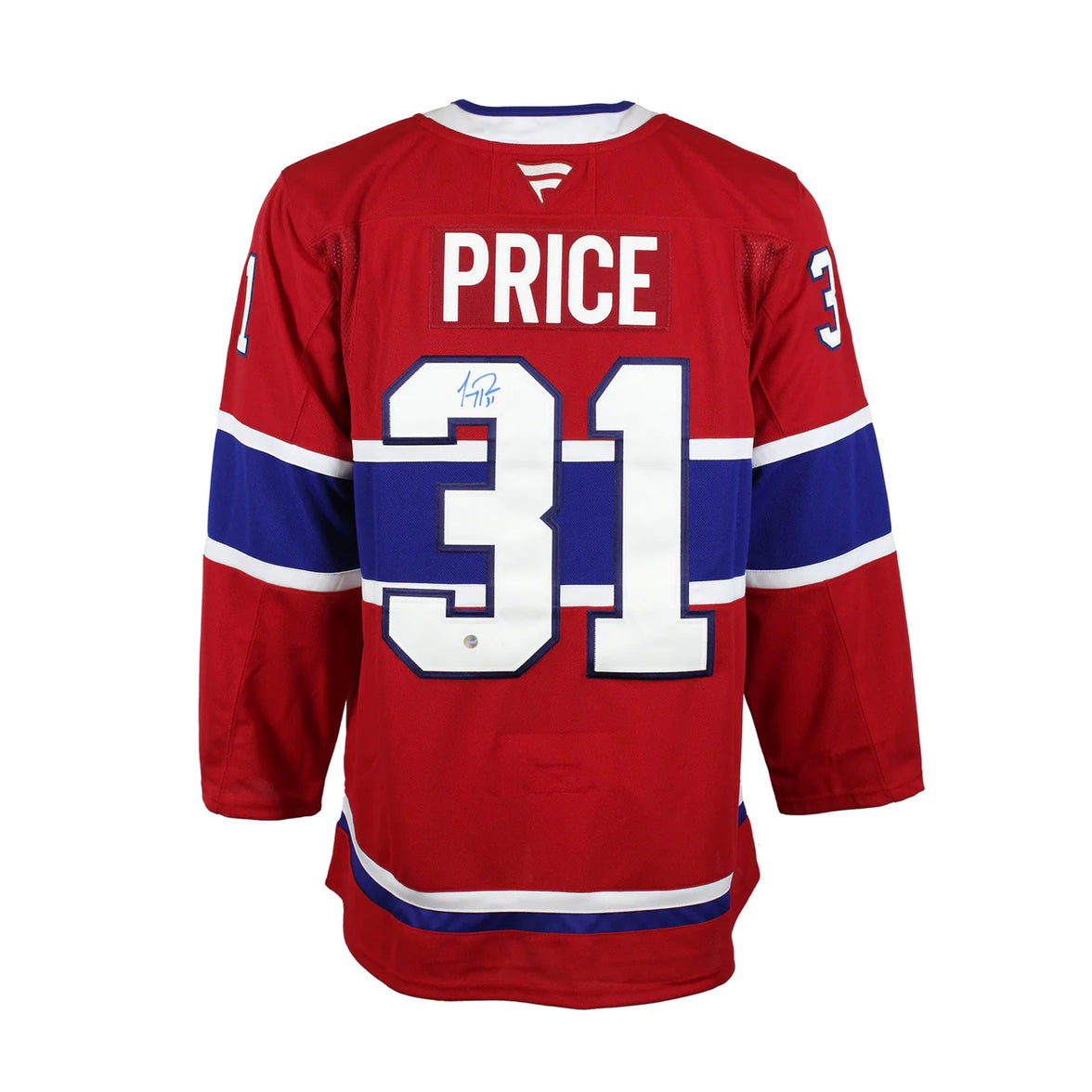 Carey Price firmó la camiseta Adidas Pro de los Montreal Canadiens