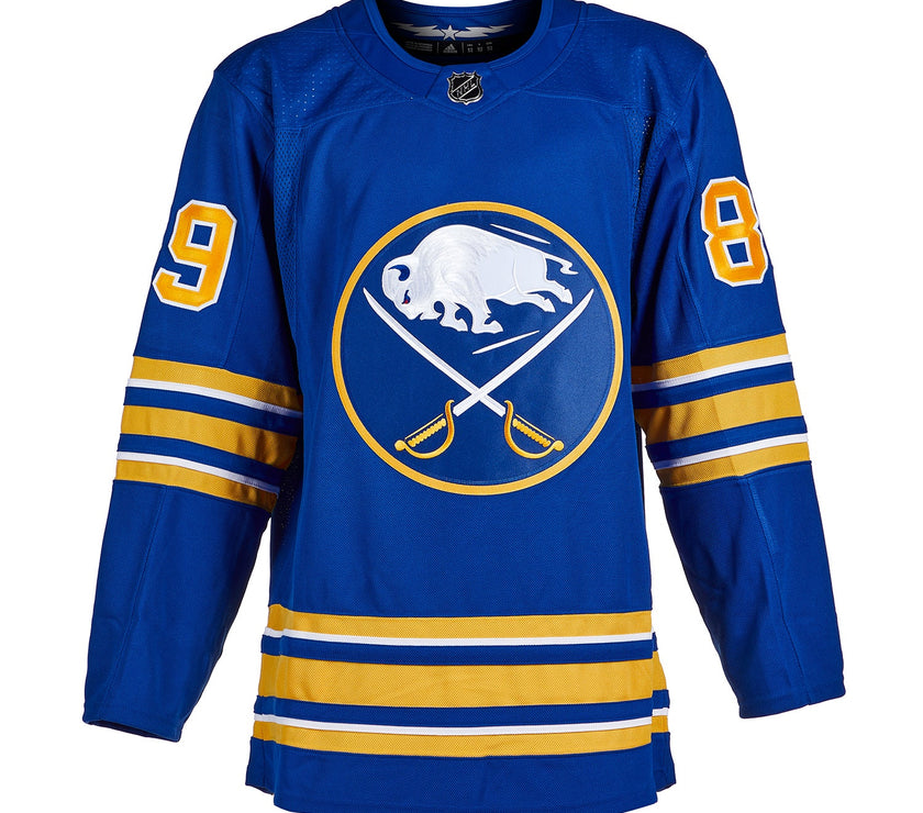 Alex Tuch Signed Buffalo Sabres Adidas Pro Home Blue Jersey