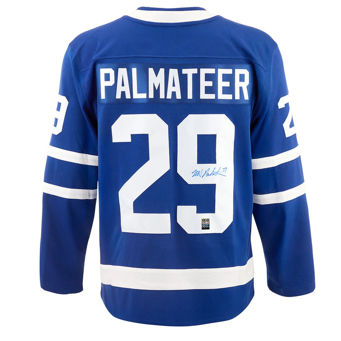 Camiseta de fanático de los Toronto Maple Leafs firmada por Mike Palmateer