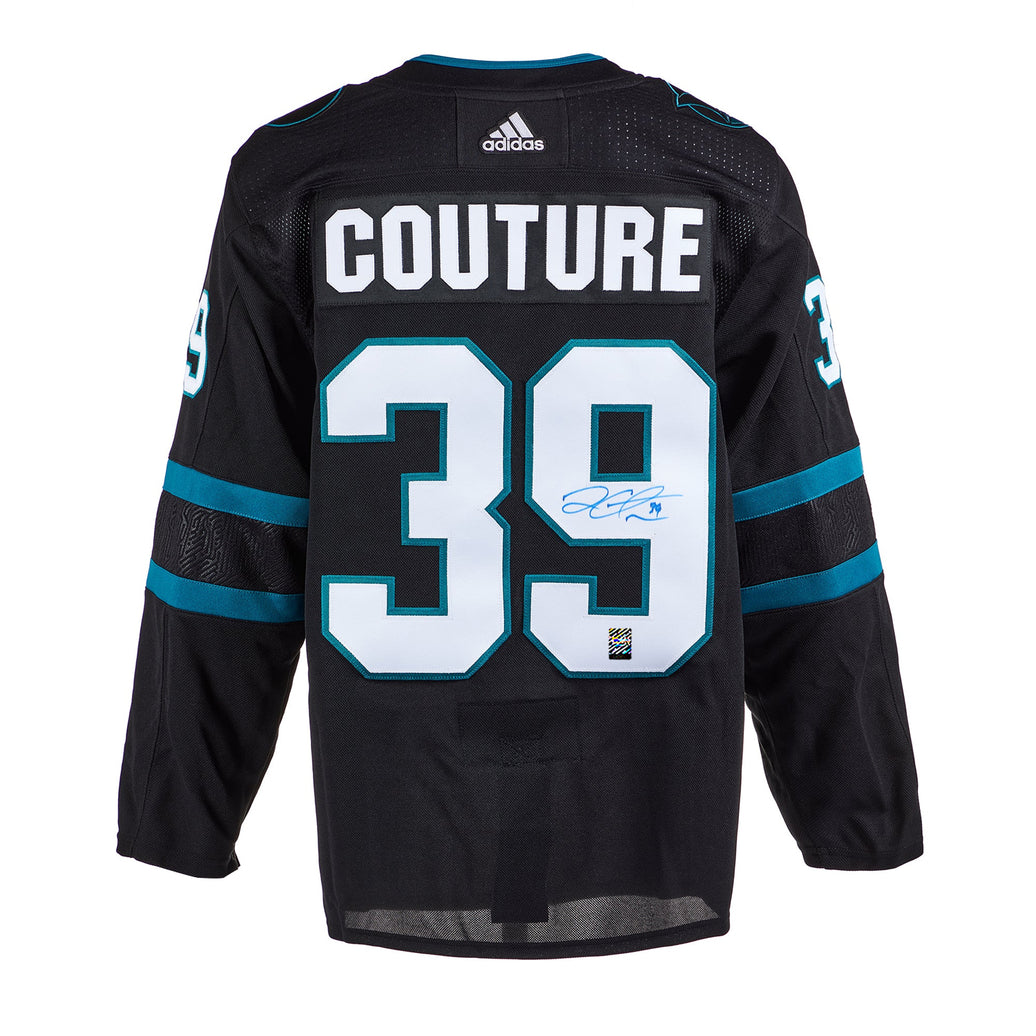Logan Couture - Maillot alternatif Adidas Pro des Sharks de San Jose signé