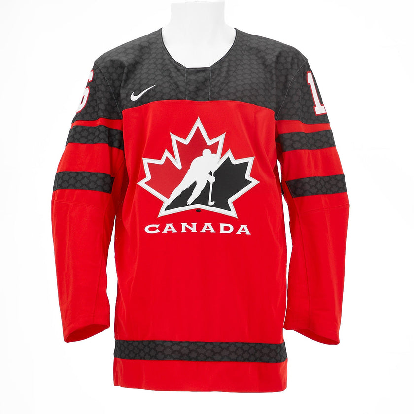 Connor Bédard a signé le maillot Adidas Pro Home des Blackhawks de Chicago