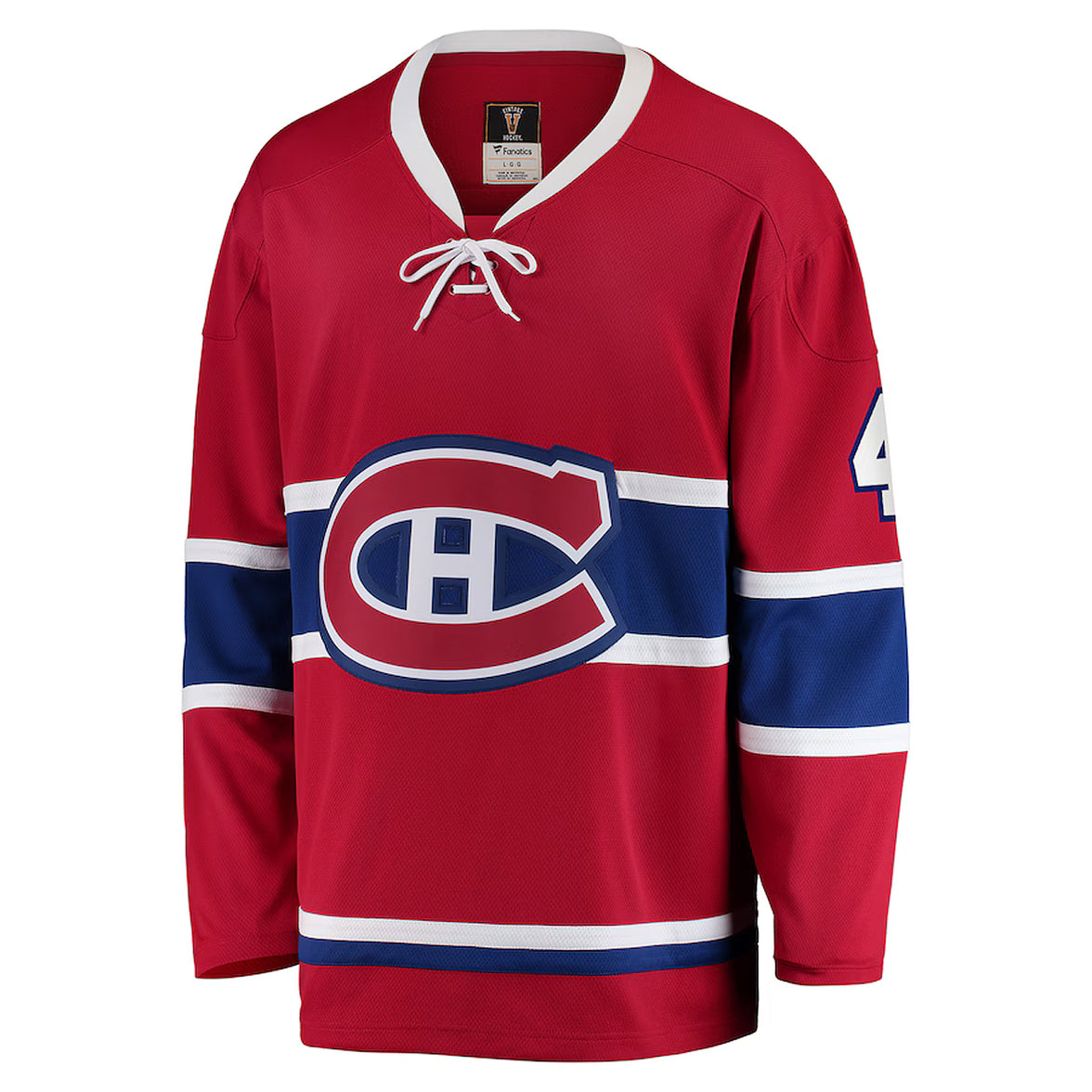 Jean Béliveau a signé le maillot vintage des Canadiens de Montréal