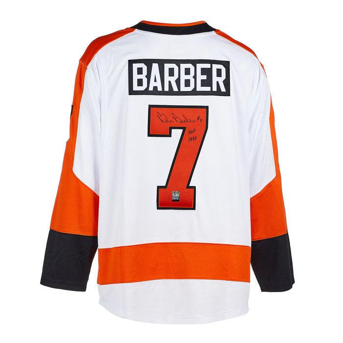 Bill Barber Signed Philadelphia Flyers Fanatics Breakaway Away White Jersey - Heritage Hockey™