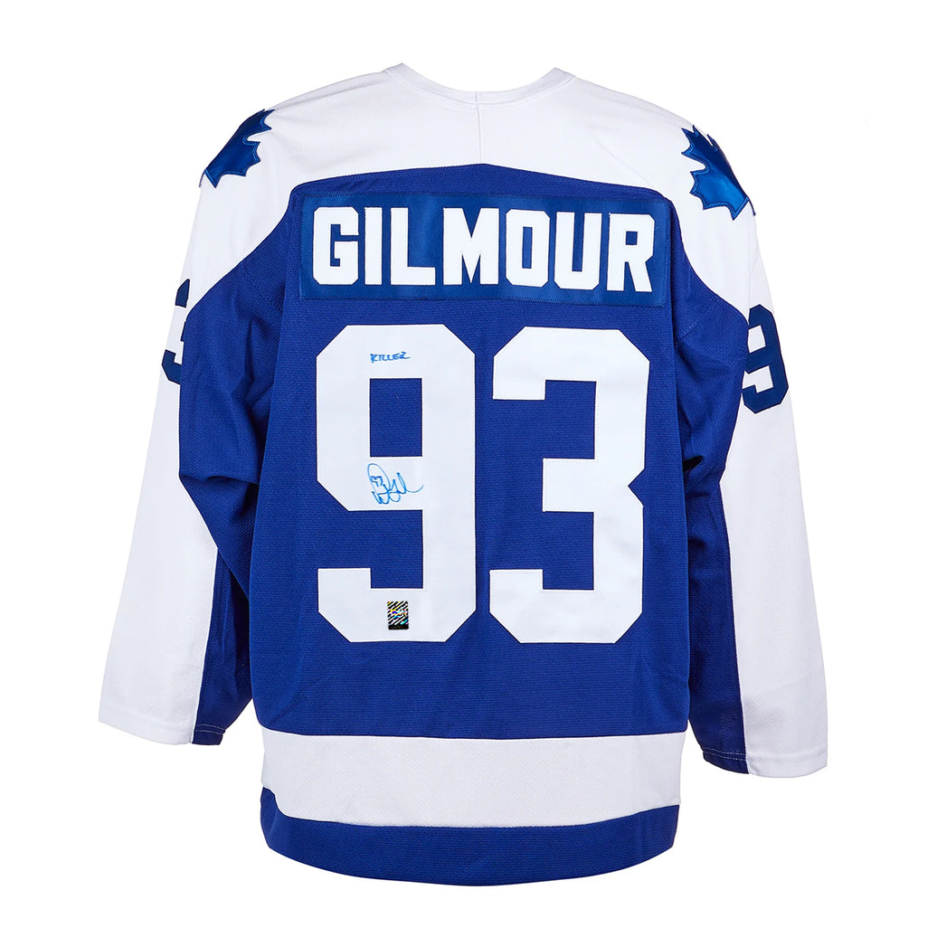 Doug Gilmour Signed Toronto Maple Leafs Mitchell & Ness Blue Jersey - Heritage Hockey™