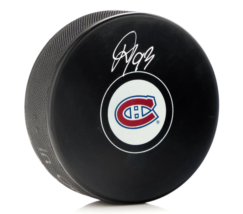 Ivan Demidov Signed Montreal Canadiens Puck