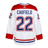 Camiseta Adidas Pro de los Montreal Canadiens firmada por Cole Caufield