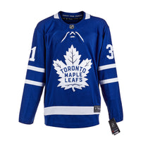 Camiseta de local de los Toronto Maple Leafs firmada por Curtis Joseph
