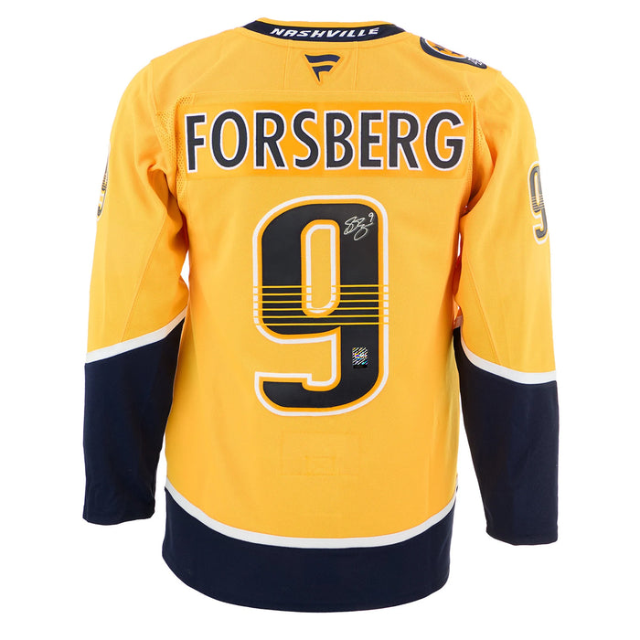 Camiseta de local de los Nashville Predators firmada por Filip Forsberg
