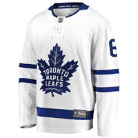 Camiseta de visitante de los Toronto Maple Leafs firmada por Ron Ellis