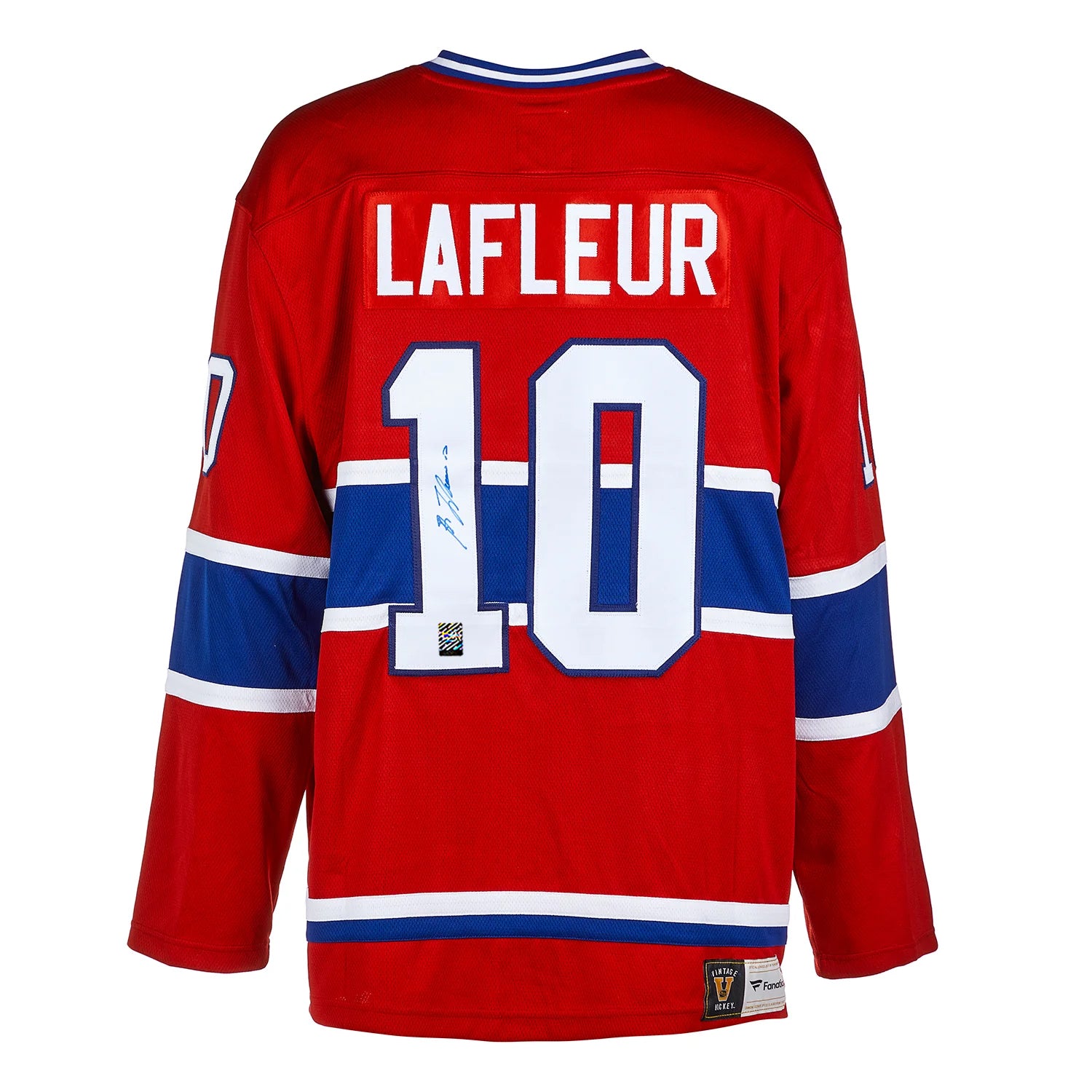 Guy Lafleur a signé un maillot vintage des Canadiens de Montréal
