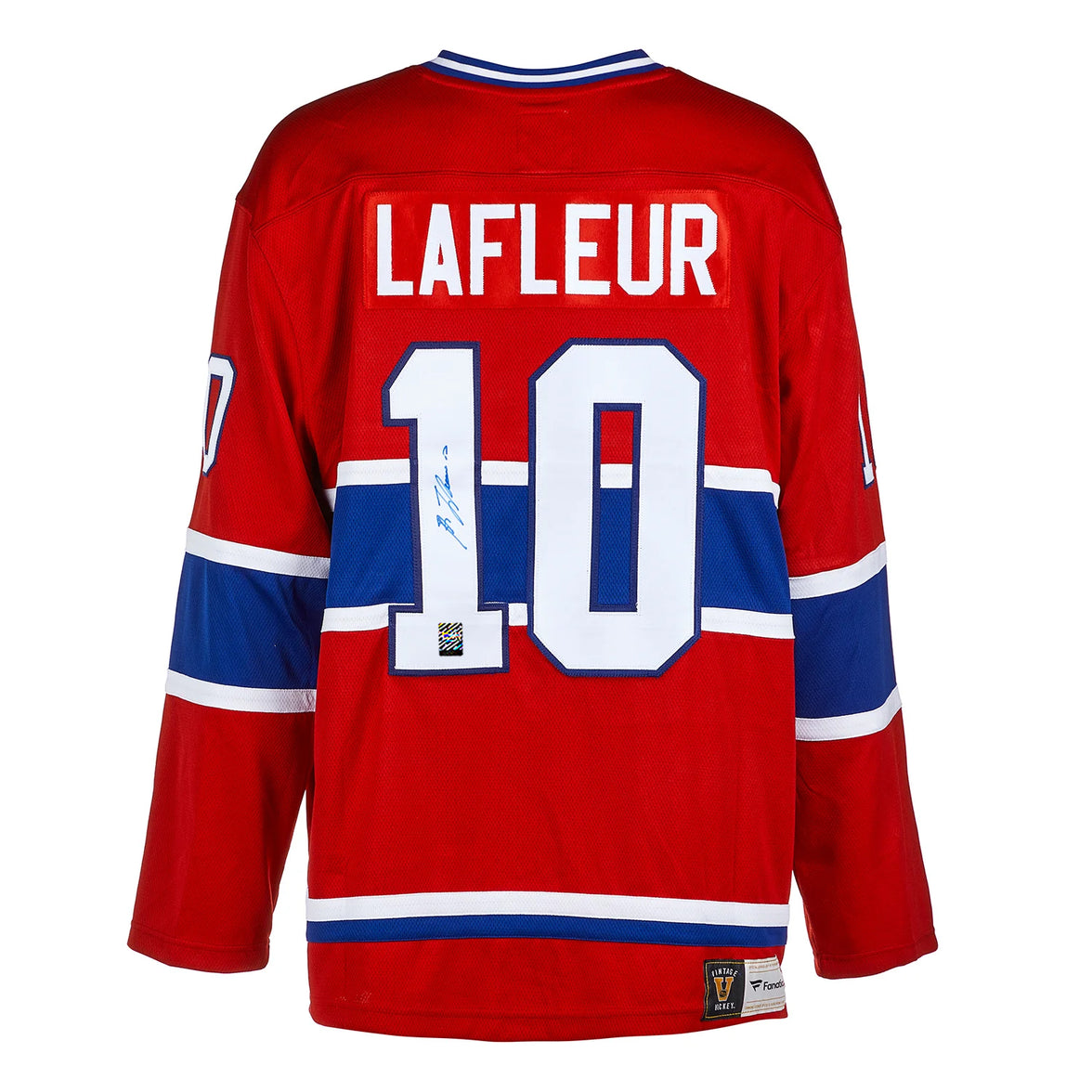 Guy Lafleur a signé un maillot vintage des Canadiens de Montréal