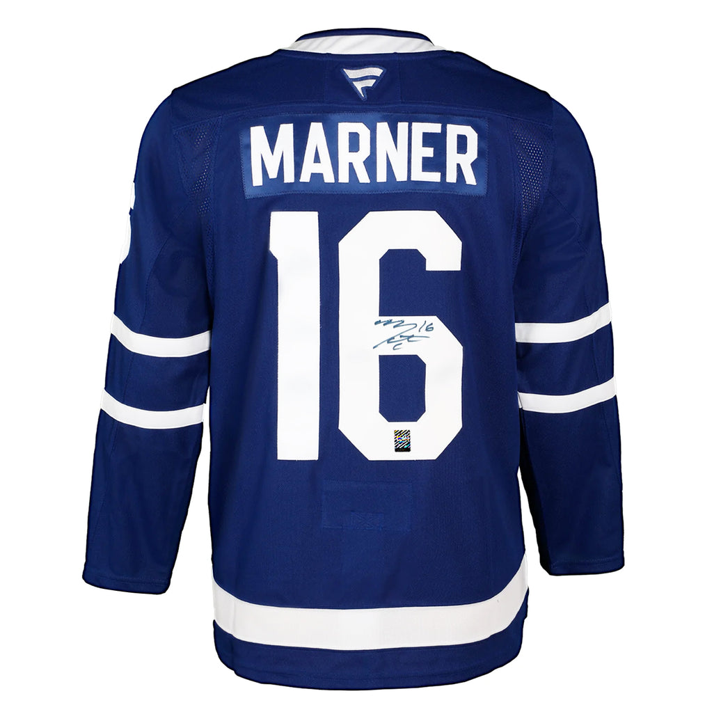 Mitch Marner Signed Toronto Maple Leafs Fanatics Premium Home Blue Jersey