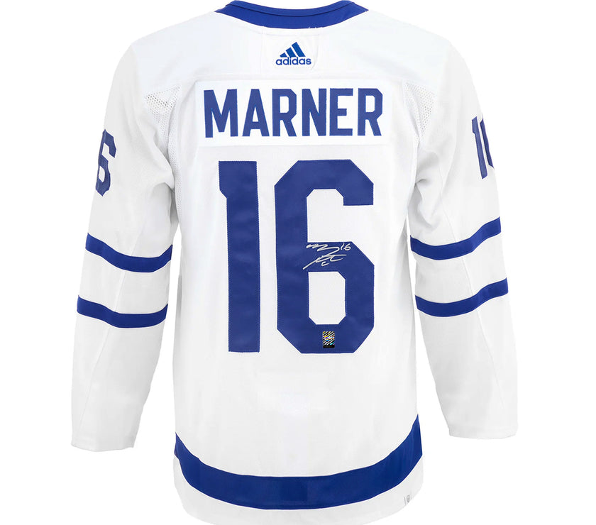 Mitch Marner Autographed Signed Toronto Maple Leafs Adidas Pro Away White Jersey
