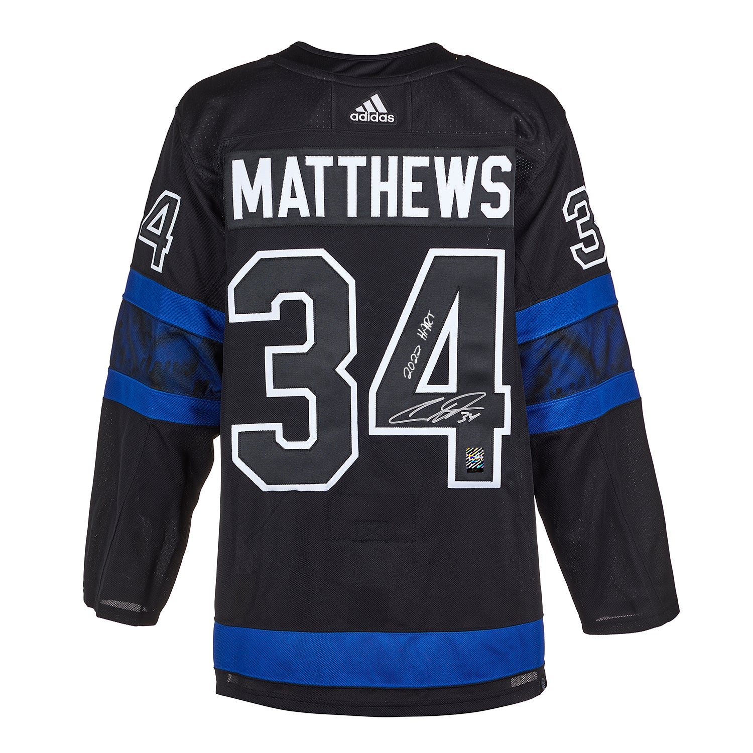 Auston Matthews Signed Toronto Maple Leafs Adidas Pro Flipside Jersey with "2022 Hart" Inscription