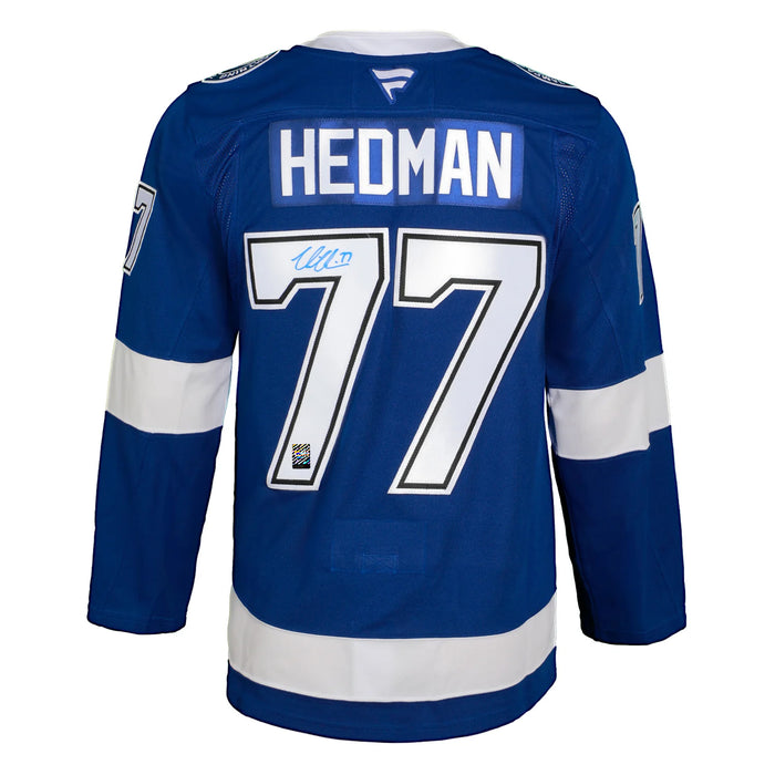 Camiseta Adidas Pro del Tampa Bay Lightning firmada por Victor Hedman