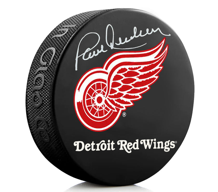 Paul Henderson Signed Detroit Red Wings Puck