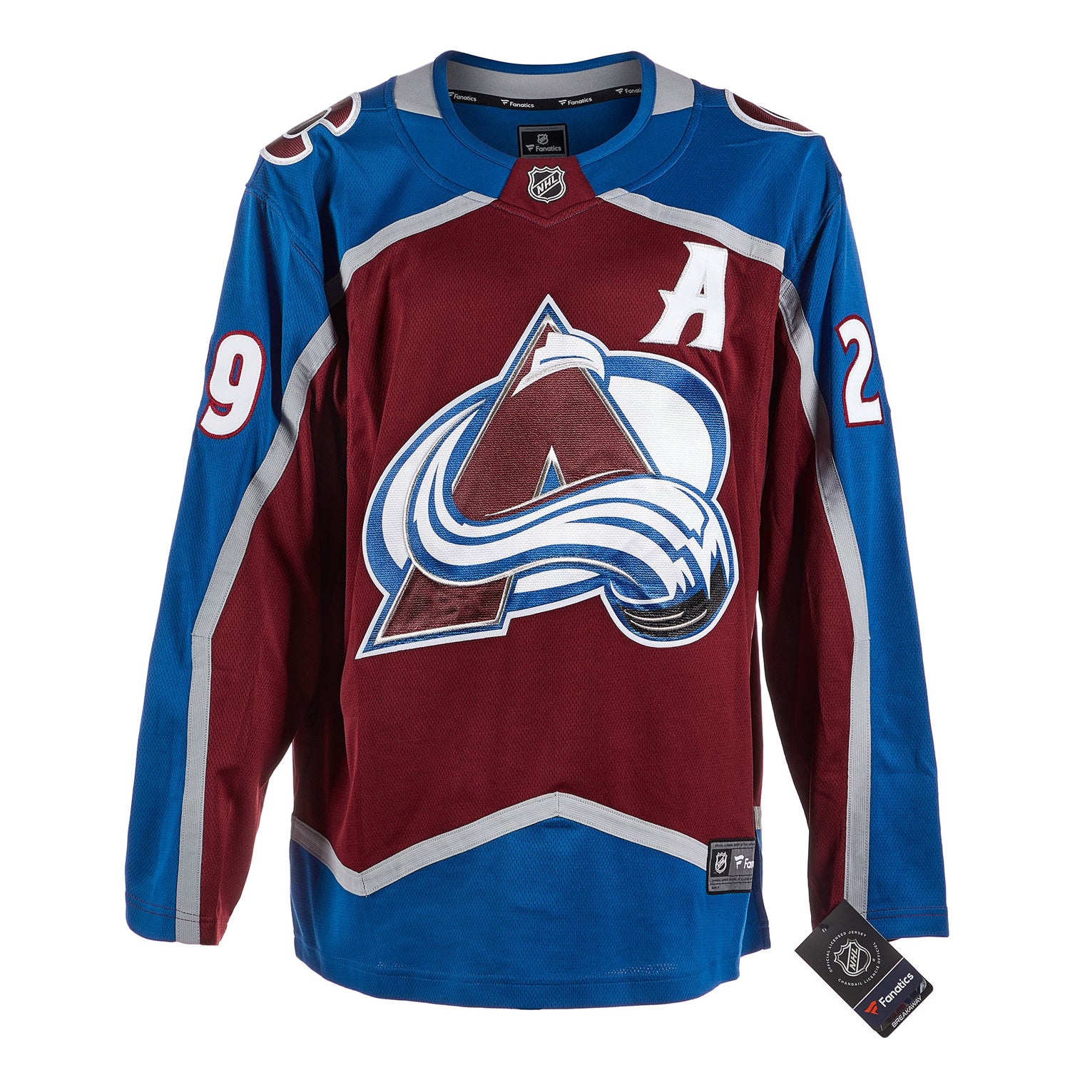Nathan MacKinnon a signé le maillot Pro Adidas de l'Avalanche du Colorado