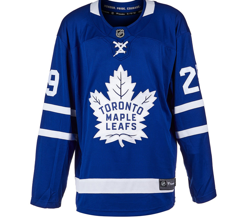 Camiseta de fanáticos de los Toronto Maple Leafs firmada por Felix Potvin