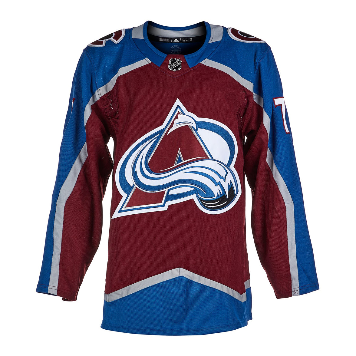 Camiseta Adidas Pro firmada por Devon Toews de Colorado Avalanche