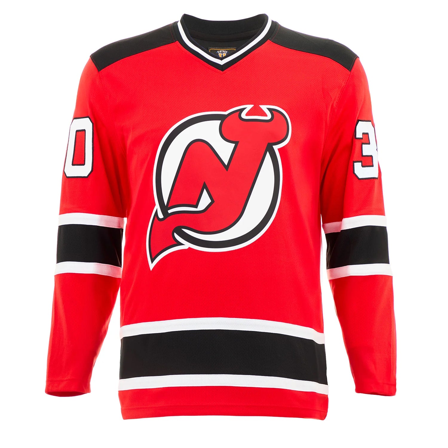 Martin Brodeur Signed New Jersey Devils Fanatics Vintage Red Jersey - Heritage Hockey™