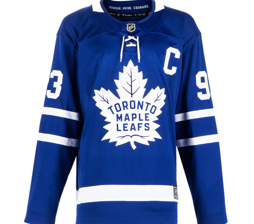 Doug Gilmour a signé le maillot vintage des Maple Leafs de Toronto