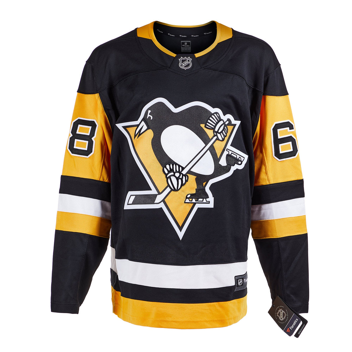 Camiseta de visitante de los Pittsburgh Penguins firmada por Jaromir Jagr