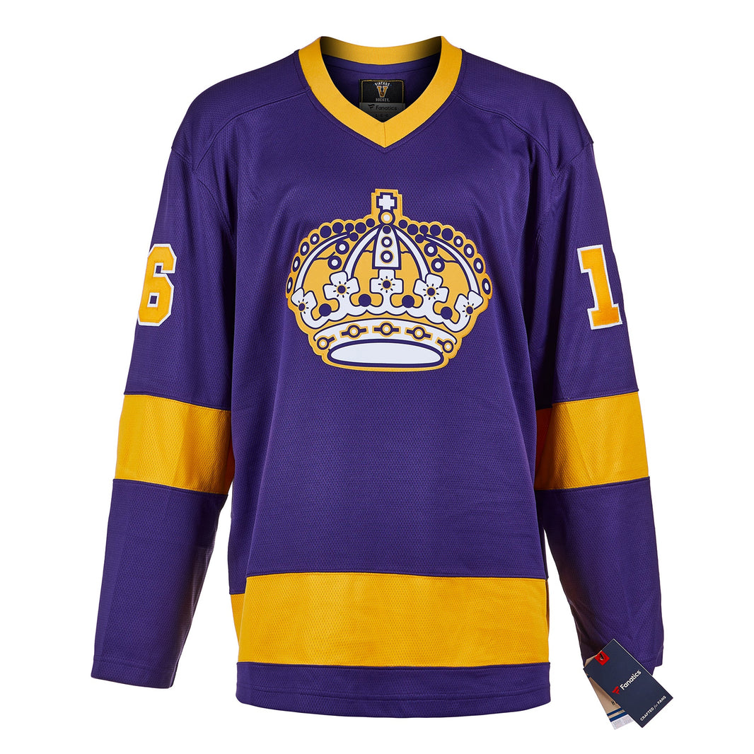 Camiseta vintage de Los Angeles Kings firmada por Marcel Dionne