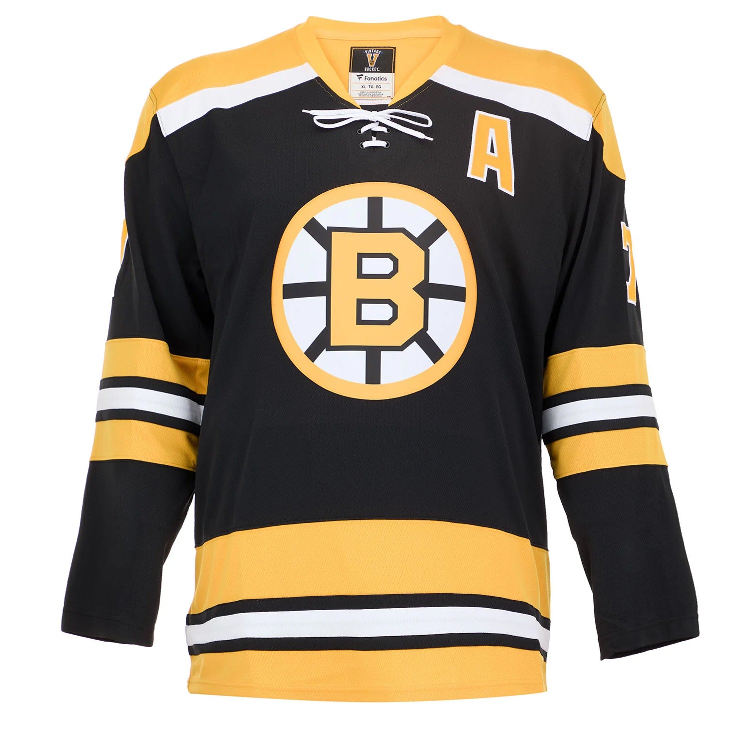 Camiseta vintage de los Boston Bruins firmada por Phil Esposito