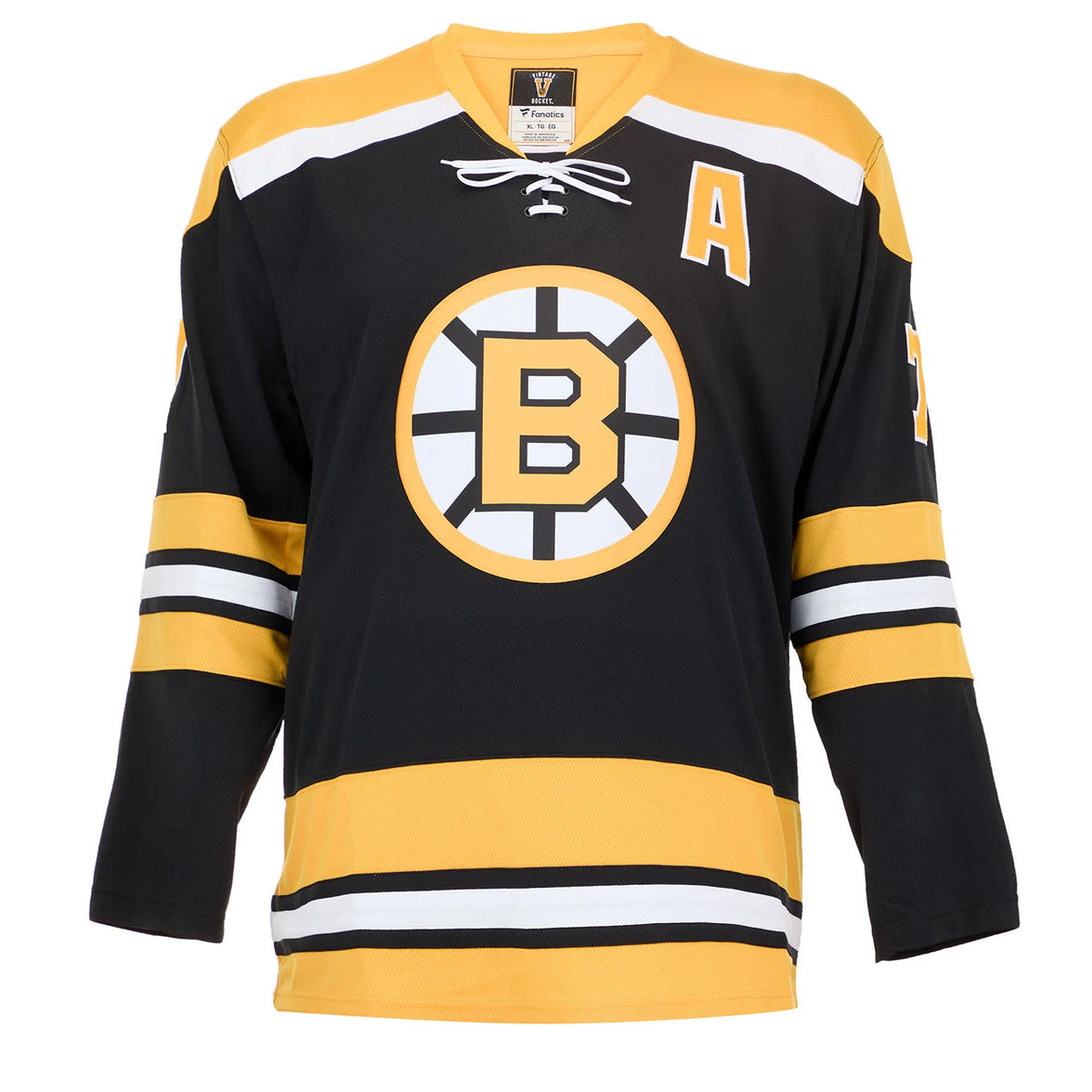 Camiseta vintage de los Boston Bruins firmada por Phil Esposito