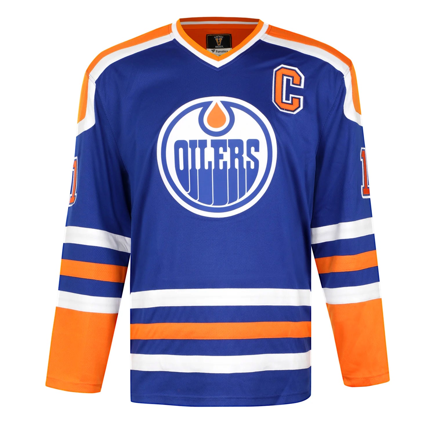 Mark Messier a signé le maillot vintage des Oilers d'Edmonton