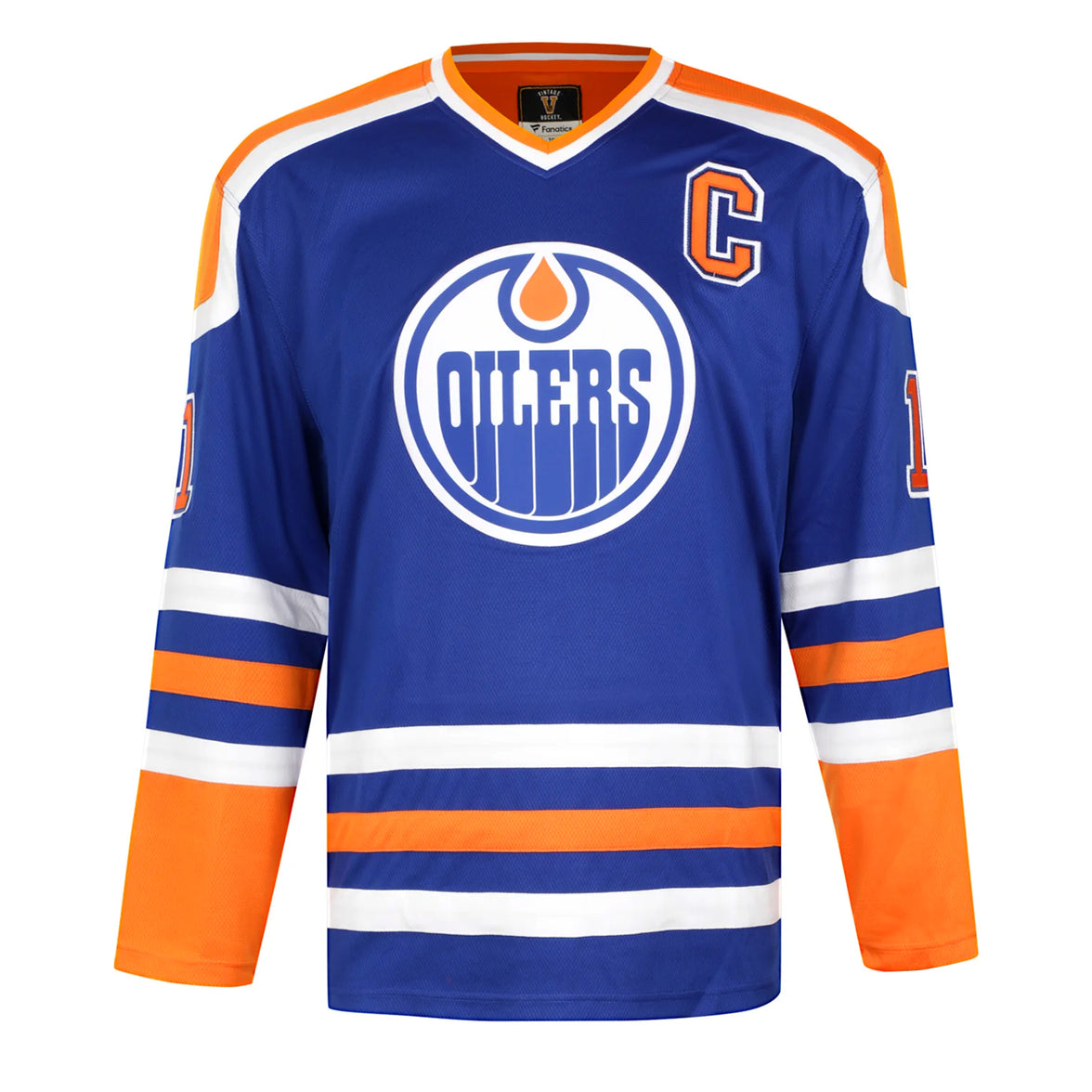 Mark Messier a signé le maillot vintage des Oilers d'Edmonton