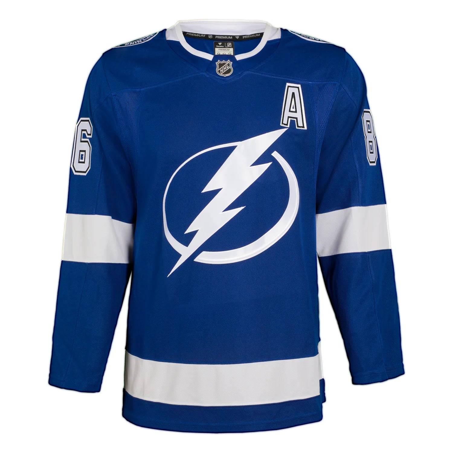 Nikita Kucherov Signed Tampa Bay Lightning Fanatics Premium Home Blue Jersey