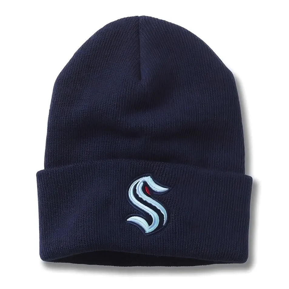 Gorro de punto básico con puños de la NHL Seattle Kraken