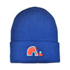 Gorro de punto básico con puños de la NHL de Quebec Nordiques